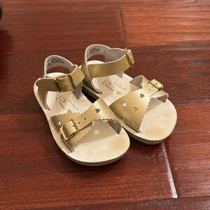 Gold Saltwater Sandals